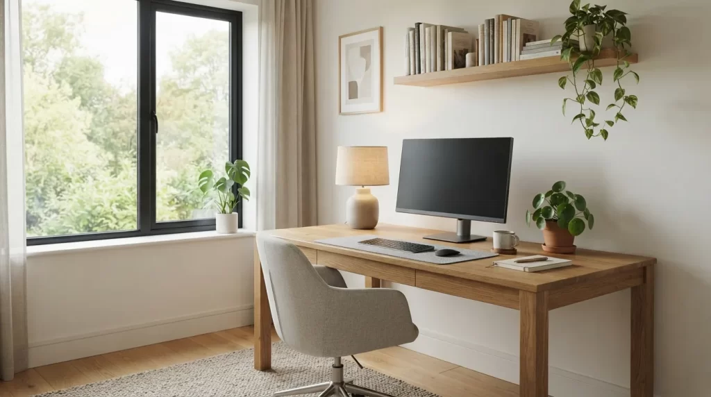 Ilustrační obrázek - home office a pracovna doma