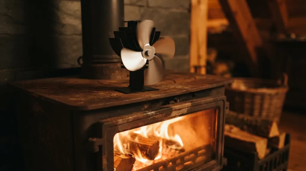 Ilustrační obrázek - ventilátor na kamna