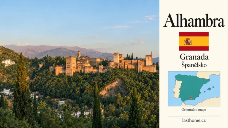 Alhambra v Granadě: jak voda, stín a ornament vytvořily palácové město