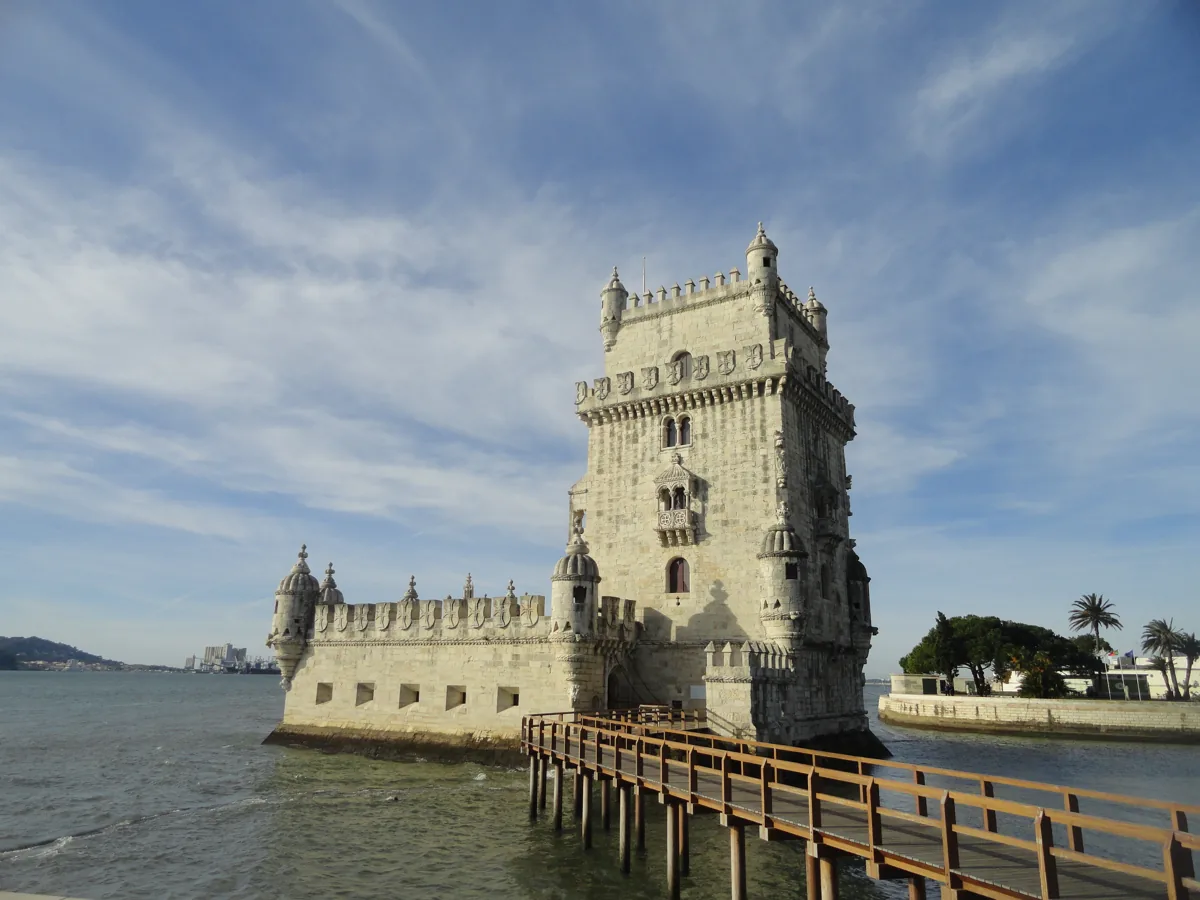Belémská věž – skutečná fotografie z Wikimedia Commons