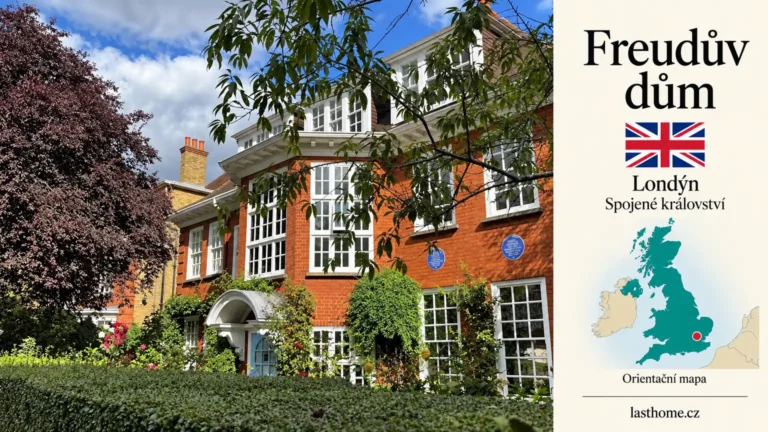 Freudův dům v Londýně: poslední domov, pracovna a slavný gauč