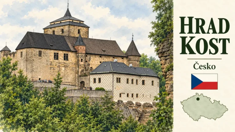 Hrad Kost: Bílá věž, paláce a pevnost ukrytá mezi údolími