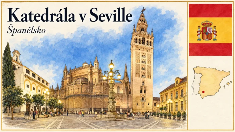 Katedrála v Seville: gotické lodě, Giralda a návštěva