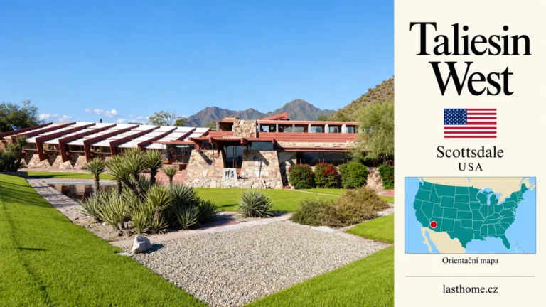Taliesin West: pouštní laboratoř Franka Lloyda Wrighta